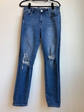 Resfeber Los Angeles Collection Women’s   Mid Blue Skinny Boy Friend Jeans • 14